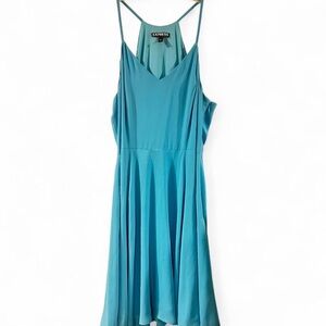 Express Women’s Teal Spaghetti Strap Dress Size 4